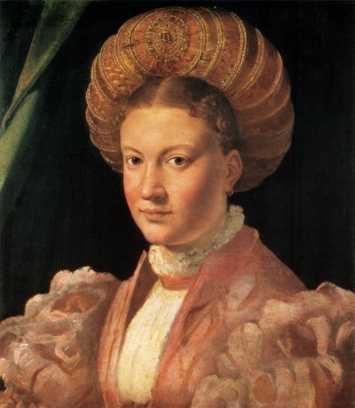 Portrait of Costanza Rangoni by Parmigianino
